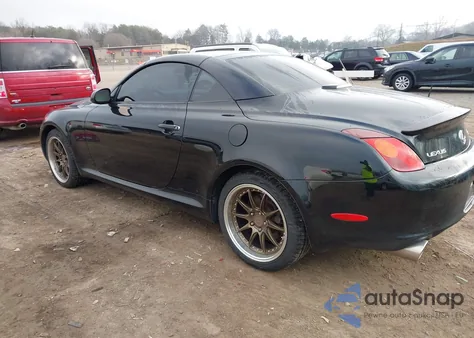 2002 Lexus Sc 430 из США, поврежденный, VIN JTHFN48Y220004095